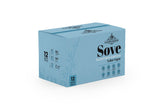 Sove Premium Bamboo Toilet Paper – 12 Mega Rolls (Ocean Blue Edition)